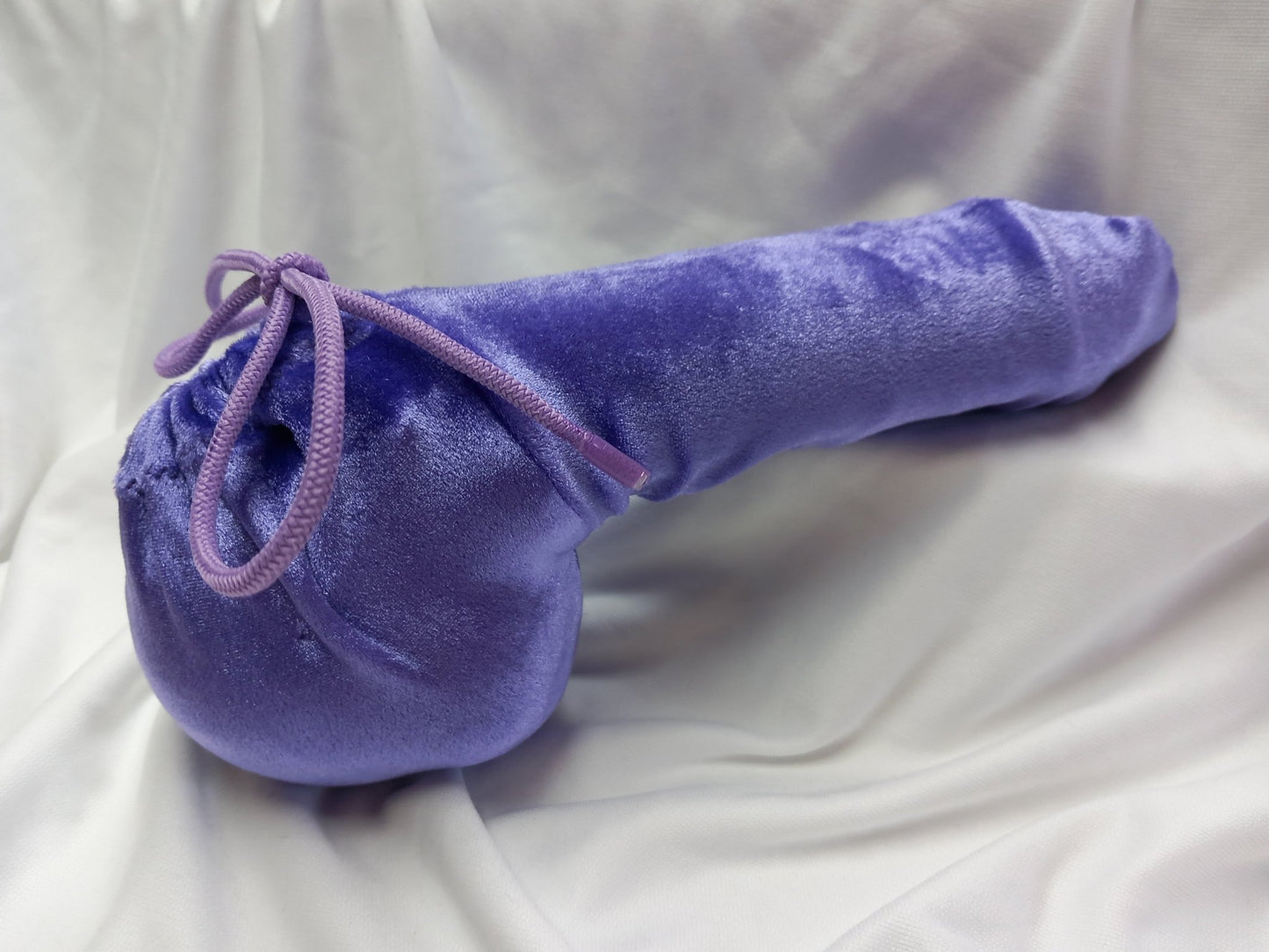 Penissocke Lümmeltüte Juwelensäckchen lila Samt Sleeve elastische Lycra - SEXSENSE