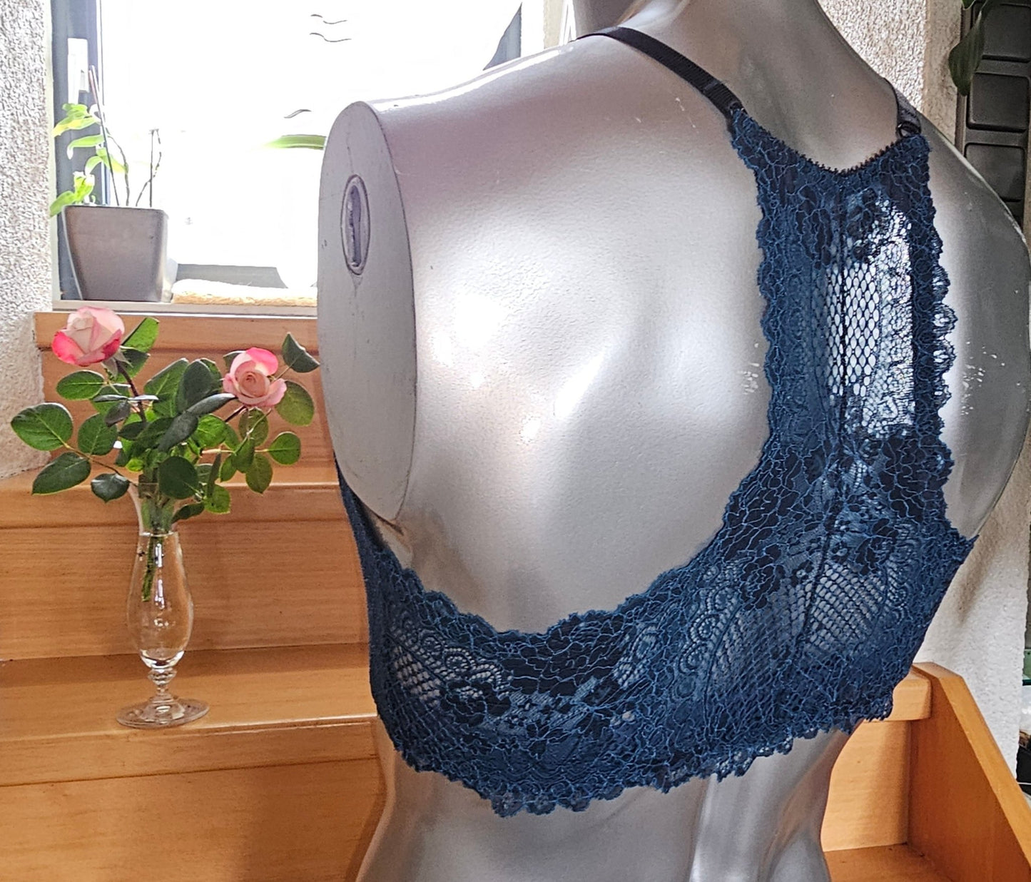 Herren Muscle - Shirt Bustier sportliche Unterwäsche elastische patrol farbene transparente Spitze - SEXSENSE