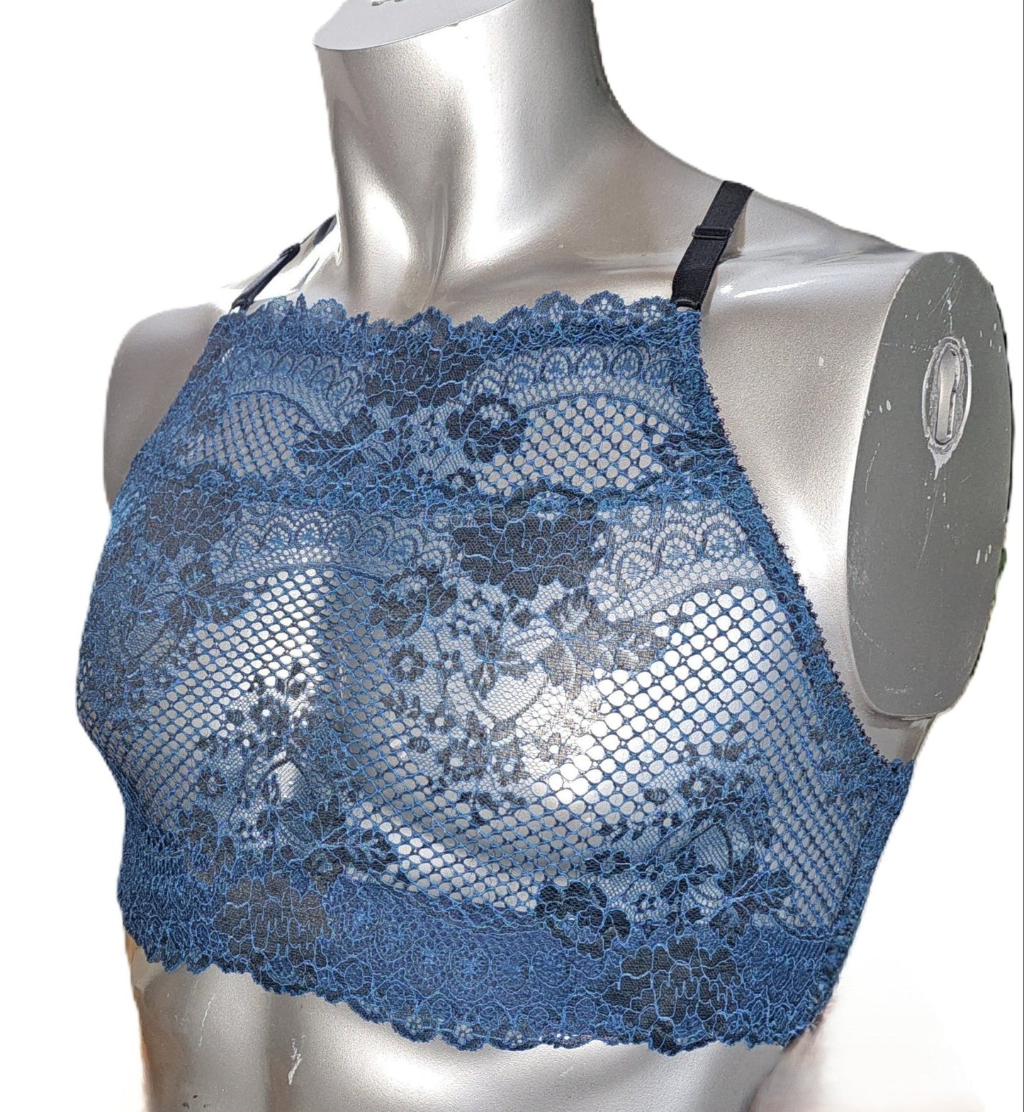 Herren Muscle - Shirt Bustier sportliche Unterwäsche elastische patrol farbene transparente Spitze - SEXSENSE