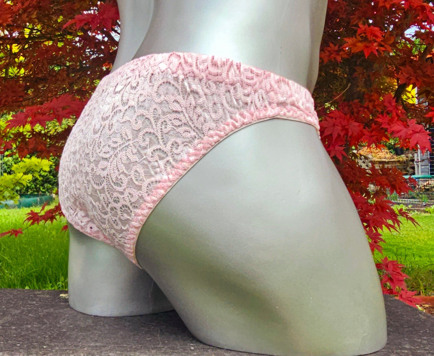Herren Spitzen Slip Hipster Panty rosa feminin Crossdress - Secret - SEXSENSE
