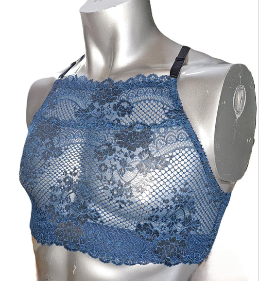 Herren Muscle - Shirt Bustier sportliche Unterwäsche elastische patrol farbene transparente Spitze - SEXSENSE