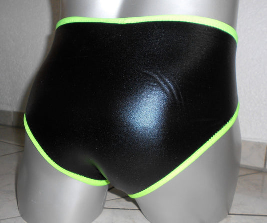 Badehose Herren Maßanfertigung echtes 3mm NEOPREN wetlook full Butt Handgefertigt Schwitzhose Profischwimmer