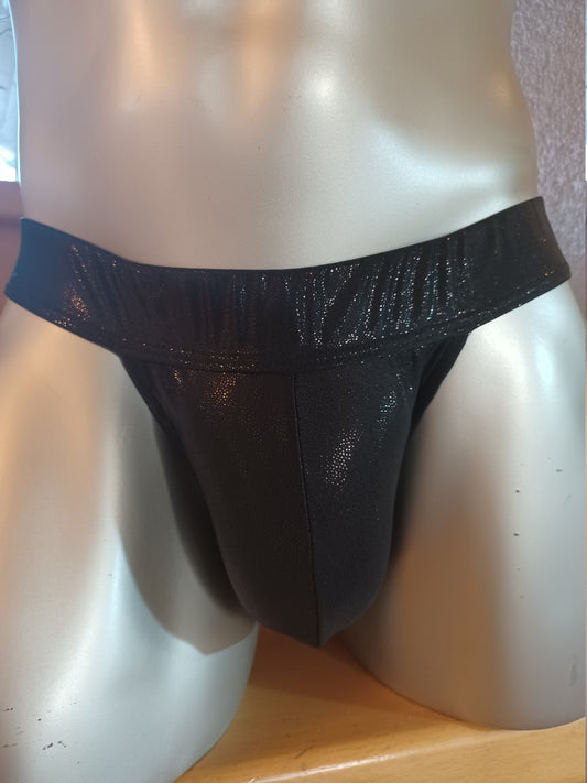 Thong fetisch ouvert Silikon Cockring Clubwear schwarz wetlookUnikat Badehose Gr. M, Suspensorium Push Up