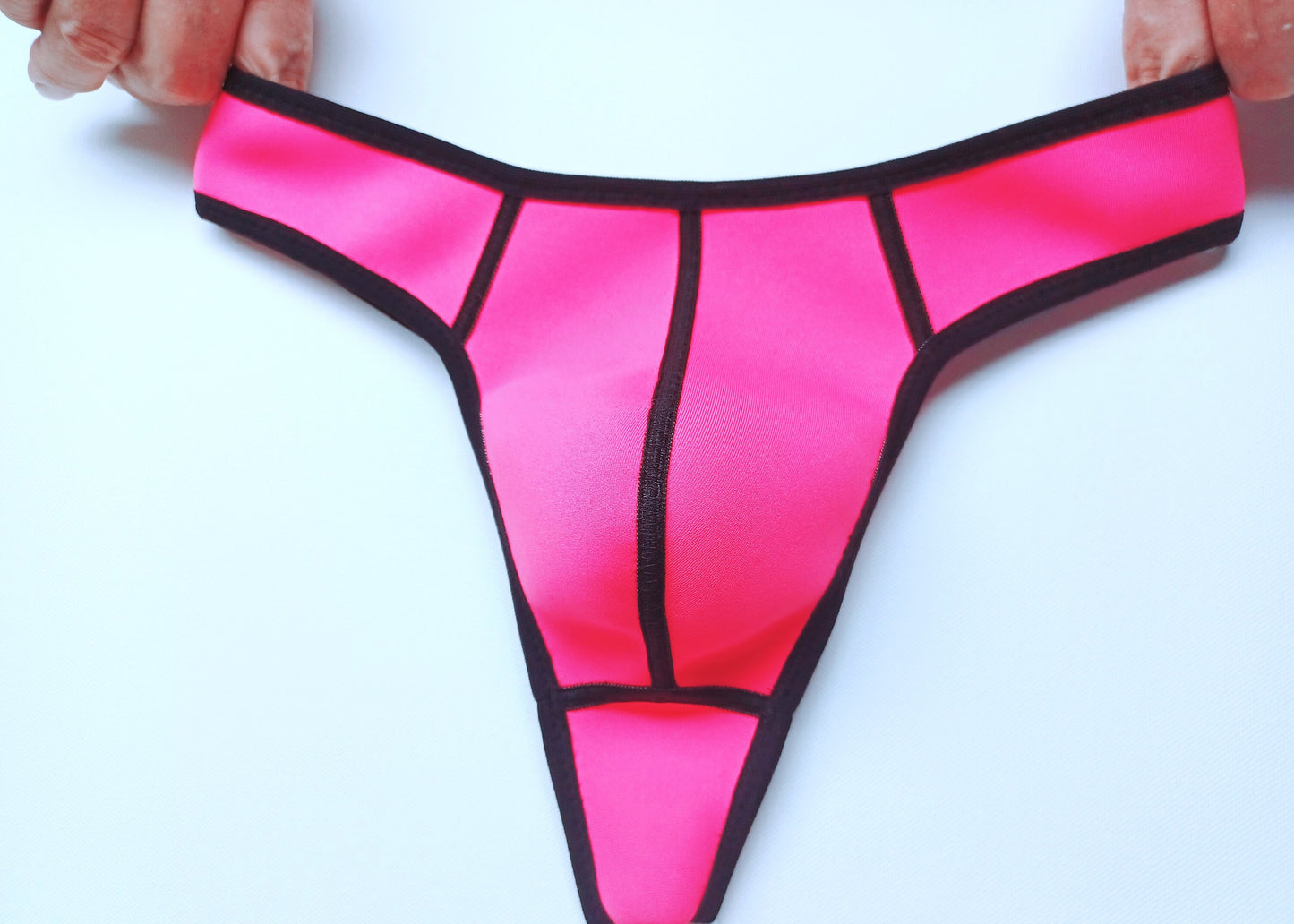 Badehose Neopren String Tanga neonpink Schwitzhose alle Farben, alle Größen